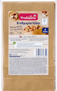 Kraftpapiertüten, 6 St Profissimo