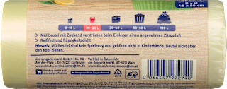 Müllbeutel 20 l mit Zugband & Zitrusduft Profissimo