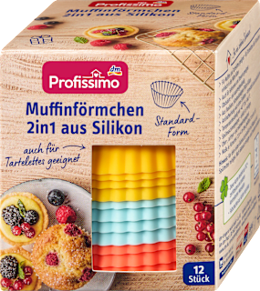 Muffinförmchen 2in1 Silikon Profissimo