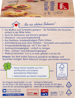 Muffinförmchen 2in1 Silikon Profissimo