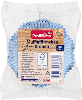 Muffinförmchen Kronen Profissimo