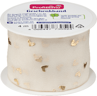 Profissimo Band Herz aus Organza Profissimo