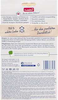 Reinigungstuch Echtes Fensterleder Profissimo