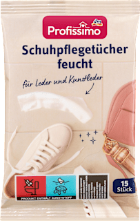 Schuhpflegetücher feucht Profissimo