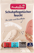 Schuhpflegetücher feucht Profissimo