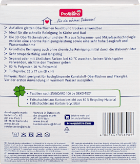 Schwammtücher aus Mikrofaser Profissimo