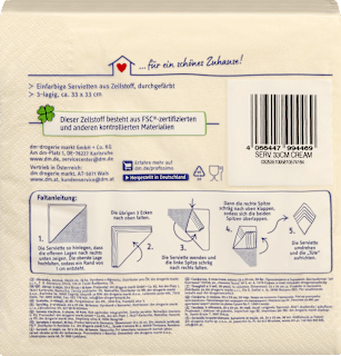Speiseserviette Champagner (33x33 cm) Profissimo