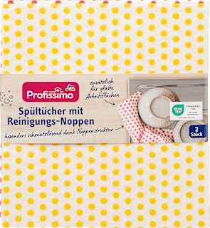 Spültücher mit Reinigungs-Noppen Profissimo