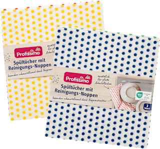 Spültücher mit Reinigungs-Noppen Profissimo