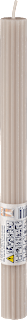 Stabkerze Rille champagner / light powder Profissimo