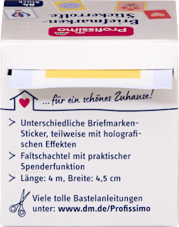 Stickerrolle Briefmarken Profissimo