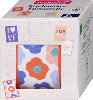 Stickerrolle Briefmarken Profissimo