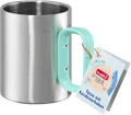 Tasse mit Karabinerhaken grün on tour Profissimo