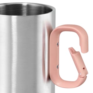 Tasse mit Karabinerhaken rot on tour Profissimo