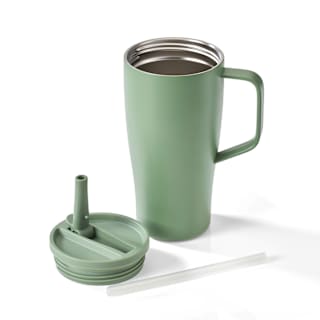 Thermo-Becher mit Trinkhalm 600 ml Profissimo
