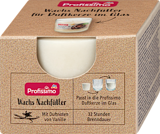 Wachs Nachfüller für Duftgläser Vanille Profissimo