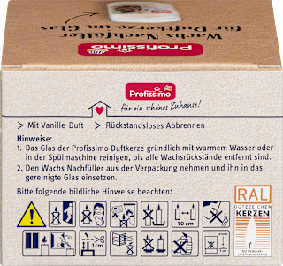 Wachs Nachfüller für Duftgläser Vanille Profissimo
