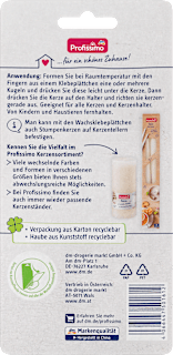 Wachsklebeplättchen  Profissimo