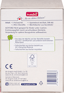 Würfelspiel mit Becher Profissimo