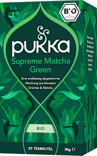 Grüner Tee "Supreme Matcha Green" mit Grüntee & Matcha (20 Beutel) pukka