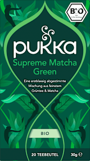 Grüner Tee "Supreme Matcha Green" mit Grüntee & Matcha (20 Beutel) pukka