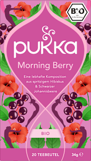 Kräutertee "Morning Berry" mit Hibiskus & Schwarzer Johannisbeere (20 Beutel) pukka