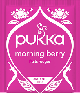 Kräutertee "Morning Berry" mit Hibiskus & Schwarzer Johannisbeere (20 Beutel) pukka