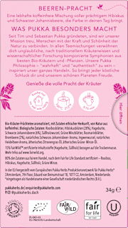 Kräutertee "Morning Berry" mit Hibiskus & Schwarzer Johannisbeere (20 Beutel) pukka
