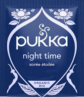 Kräutertee "Night Time" mit Kamille, Lavendel & Baldrian (20 Beutel) pukka