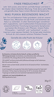 Kräutertee "Peace" mit Grüner Minze, Ashwagandha & Hanföl (20 Beutel) pukka