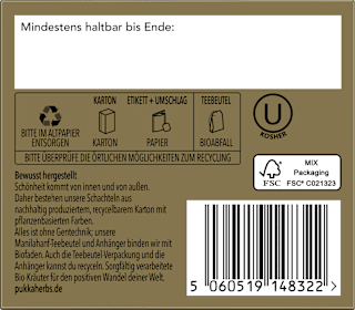 Kräutertee "Winterfreude" mit Ingwer, Rooibos, Orange & Sternanis (20 Beutel) pukka