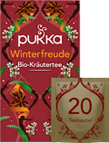 Kräutertee "Winterfreude" mit Ingwer, Rooibos, Orange & Sternanis (20 Beutel) pukka
