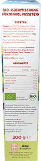 Backmischung Bluey Pizzateig Dinkel ab 3 Jahren pumpkin organics