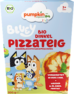 Backmischung Bluey Pizzateig Dinkel ab 3 Jahren pumpkin organics