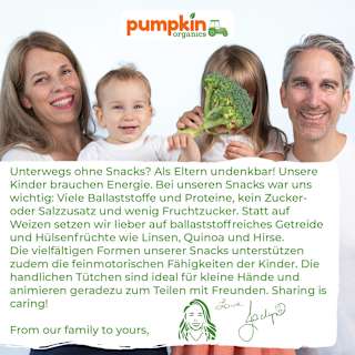 Kindersnack Gemüse Traktorräder Erbsen & Mais, ab 12. Monaten pumpkin organics