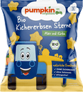 Kindersnack Kichererbsen Sterne mit Mais & Kürbis, ab 12 Monaten pumpkin organics