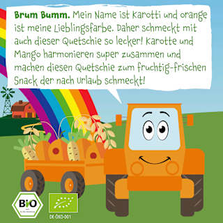 Quetschie Mango, Karotte, Pastinake und Hafer, ab 6 Monaten pumpkin organics