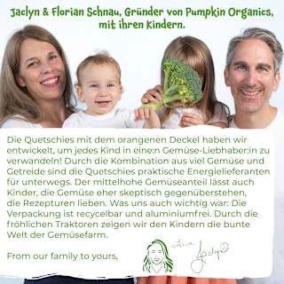 Quetschie Mango, Karotte, Pastinake und Hafer, ab 6 Monaten pumpkin organics