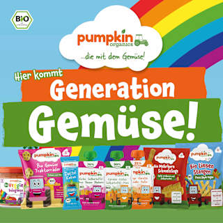 Quetschie Süßkartoffel, Kürbis, Karotte & Erdbeere ab 6 Monaten pumpkin organics