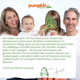Soße Veggie Bolognese ab 1 Jahr pumpkin organics