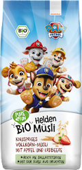 Kindermüsli Knusper Vollkorn mit Apfel & Erdbeere, ab 3 Jahren PURE & FUN