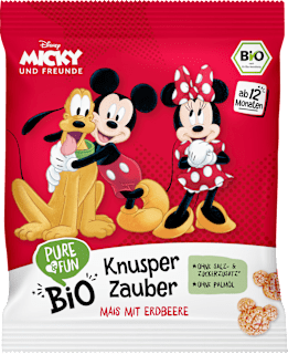Kindersnack Knusper Zauber Mais mit Erdbeere ab 12 Monaten PURE & FUN