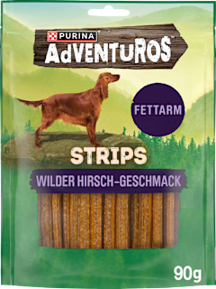Hundeleckerli Strips mit Hirschgeschmack Purina Adventuros