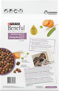 Trockenfutter Hund  mit Huhn & Gartengemüse, glückliche Jahre, Senior 7+ Purina Beneful