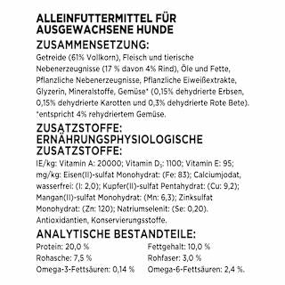 Trockenfutter Hund mit Rind & Gartengemüse, Original  Purina Beneful