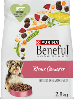Trockenfutter Hunde mit Rind & Gartengemüse, kleine Genießer für kleine Rassen Purina Beneful