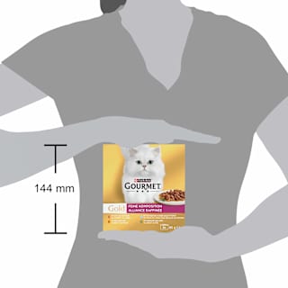Nassfutter Katze Feine Komposition Multipack (8x85 g) Purina Gourmet