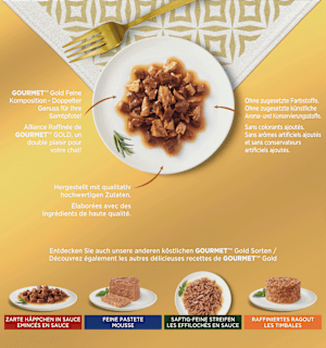 Nassfutter Katze Feine Komposition Multipack (8x85 g) Purina Gourmet