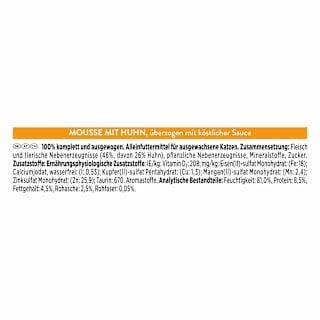 Nassfutter Katze Huhn in Sauce, Revelations Mousse Multipack (4x57 g) Purina Gourmet