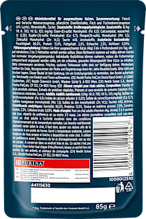 Nassfutter Katze mit Lachs, Perle - erlesene Streifen in Sauce Purina Gourmet